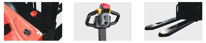 1.5吨电动堆高车ES15-33DM (两级宽腿) || 中力叉车在越南